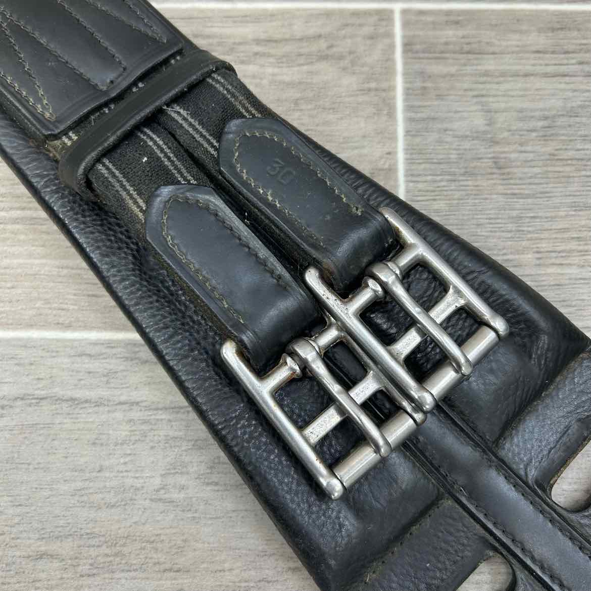 KL Select Red Barn Smart Contour Dressage Girth, Black, 30"