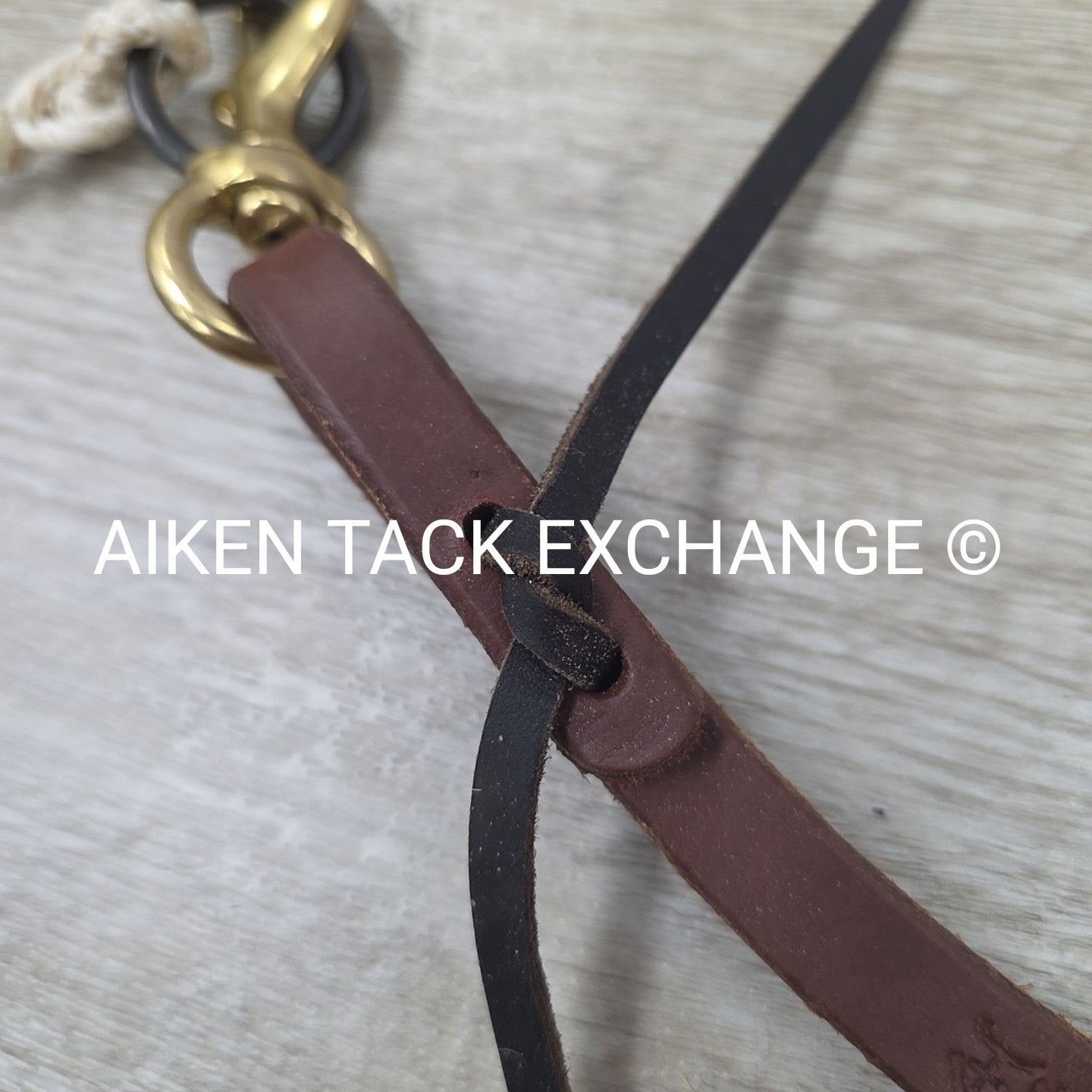 Dutton One Ear Head Stall with Matching Split Reins & Dutton Smooth Broken Port