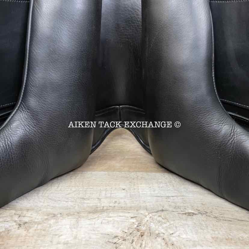 **SOLD** Heritage Bespoke Saddlery "The Oneness" Monoflap Dressage Saddle, 16.5" Seat, Wide Tree, Wool Flocked Panels