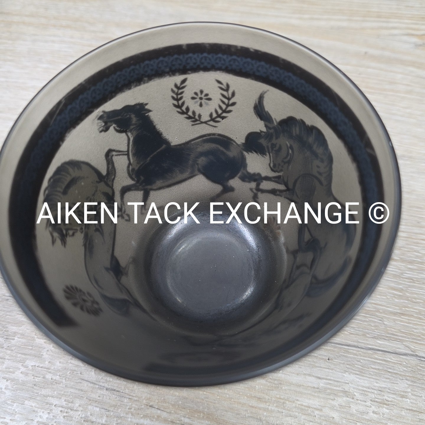 Vintage Culver Gold Wild Horse Glasses, Set of 6