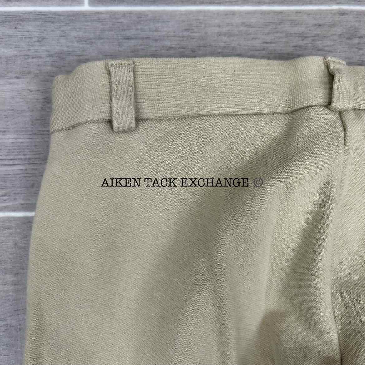 TuffRider Light Cotton Low Rise Knee Patch Breeches, Size 24