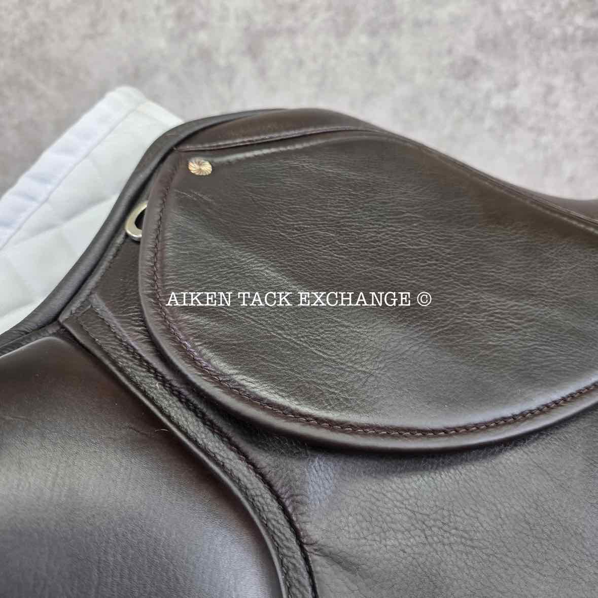 Pegasus Unicorn French Style Jump Saddle, 17.5" Seat, Auto-Adjusting Flex Tree