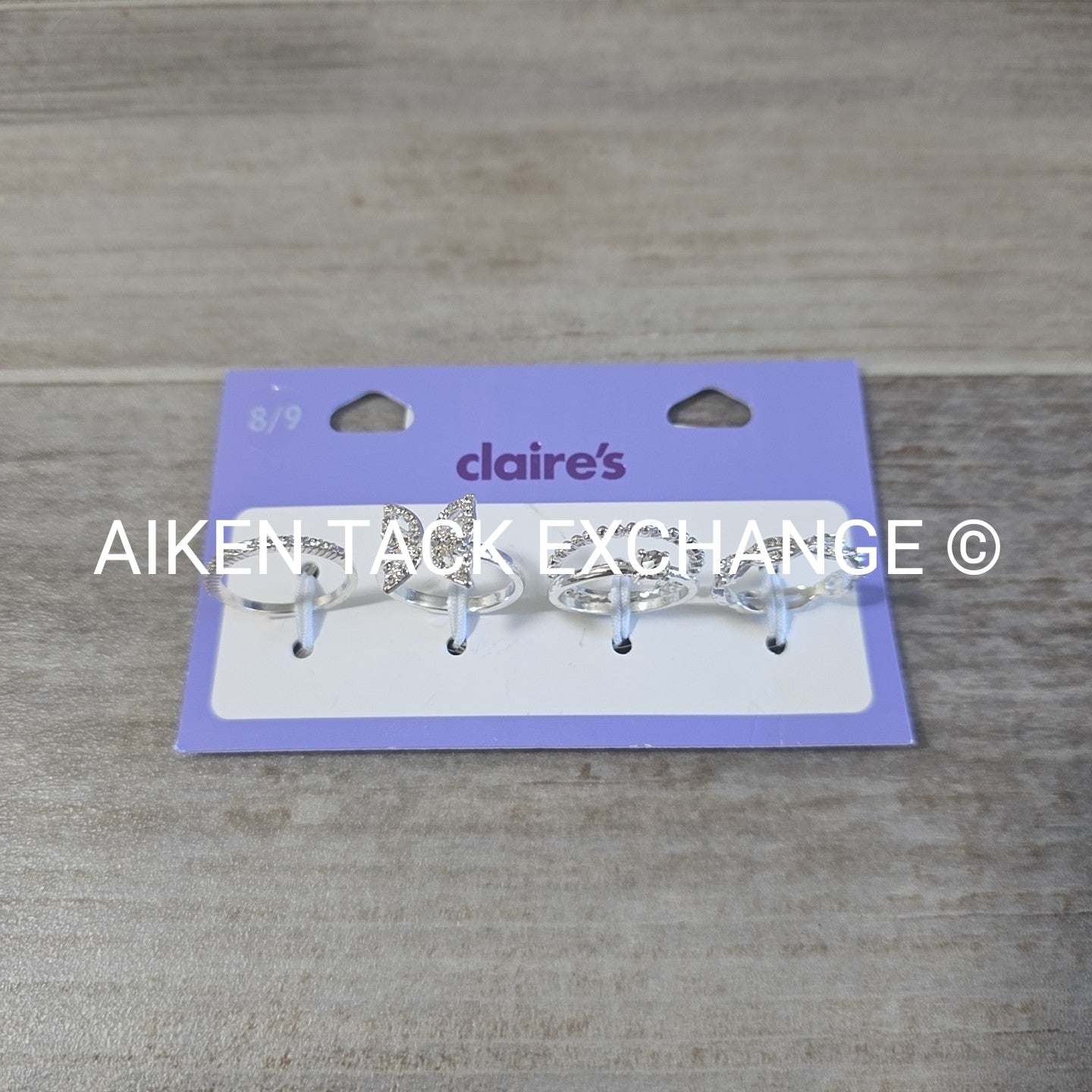 Claire's Ring Set (4) - Size 8/9