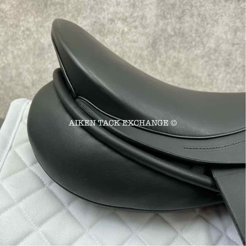 Jeffries XP GP All Purpose Jump Saddle, 17.5" Seat, Extra Wide Tree, Wool Flocked Panels