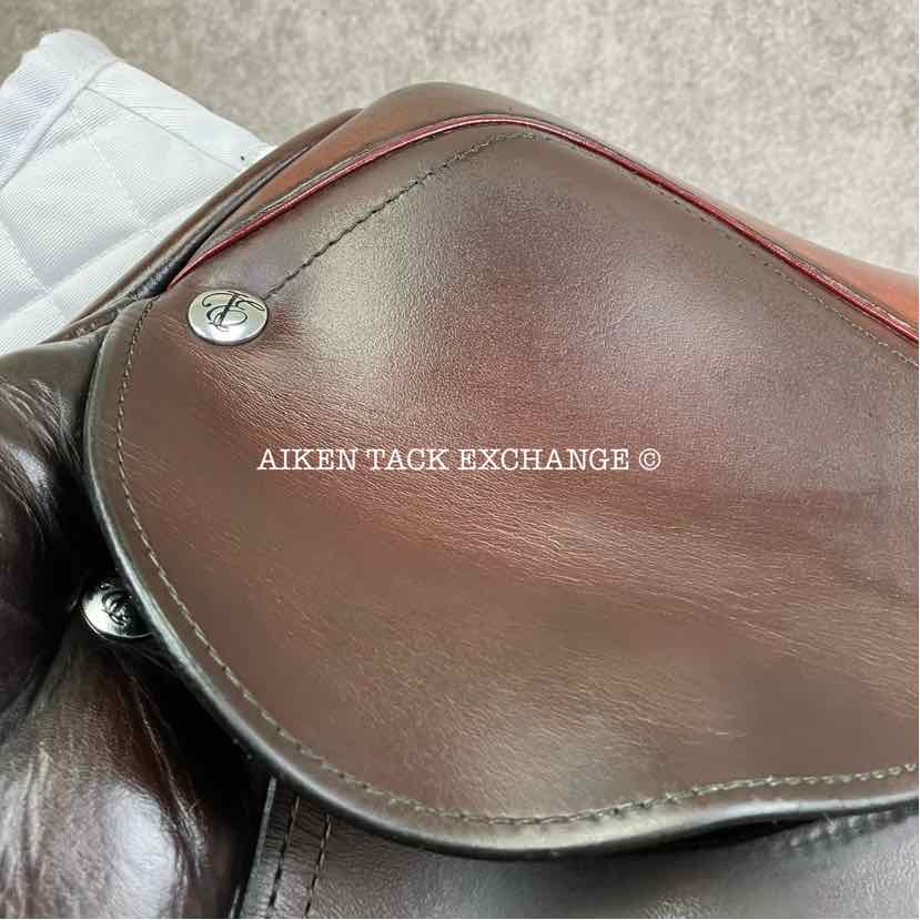 2014 Equine Inspired Aires De Haute by Frank Baines Cheval et Cavalier Jump Saddle, 17.5" Seat, Medium Tree, Wool Flocked Panels