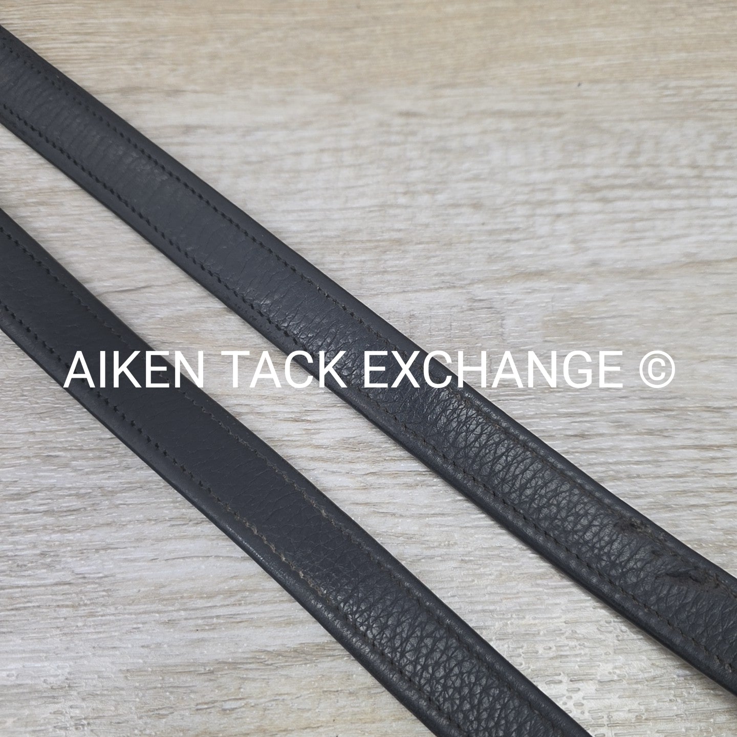 Bruno Delgrange Nylon Lined Stirrup Leathers, Black, 165 cm / 65"