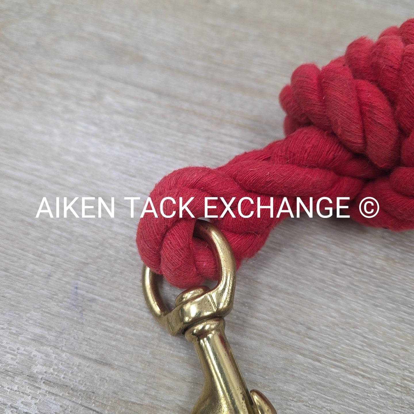 Cotton Lead Rope with Brass Snap