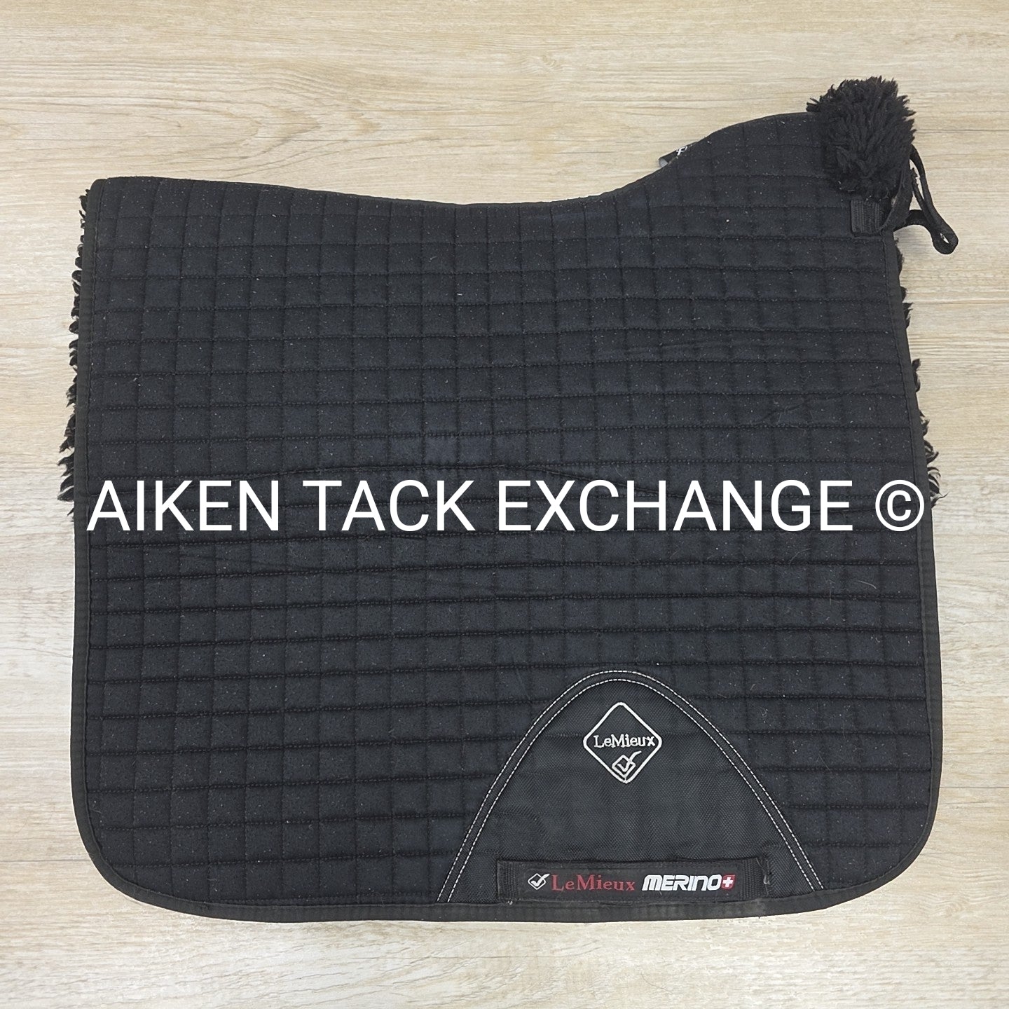 LeMieux Merino Half Lined Square Dressage Saddle Pad, Large