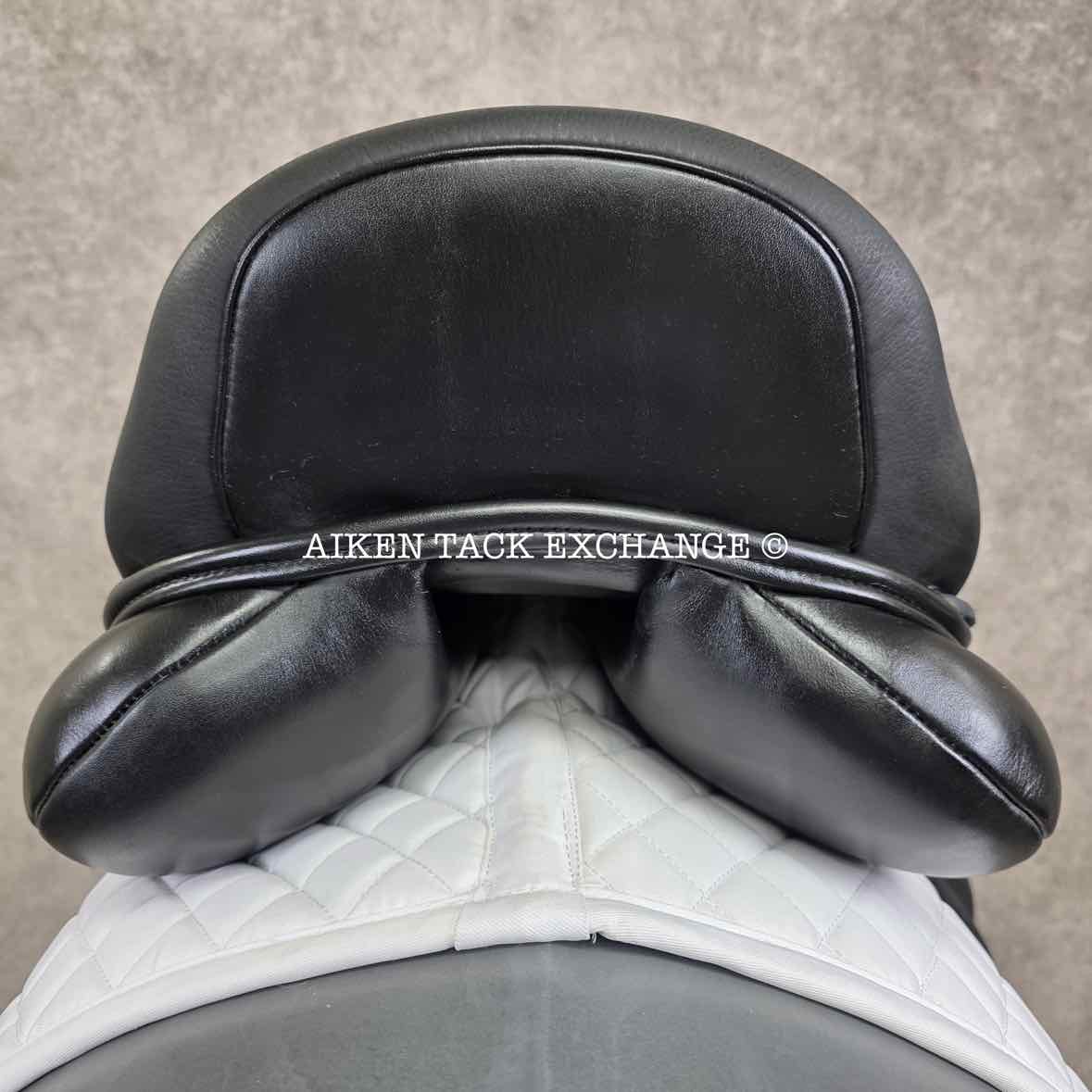 2018 Custom Saddlery Wolfgang Matrix Monoflap Dressage Saddle, 18" Seat, Adjustable Tree, Wool Flocked Panels