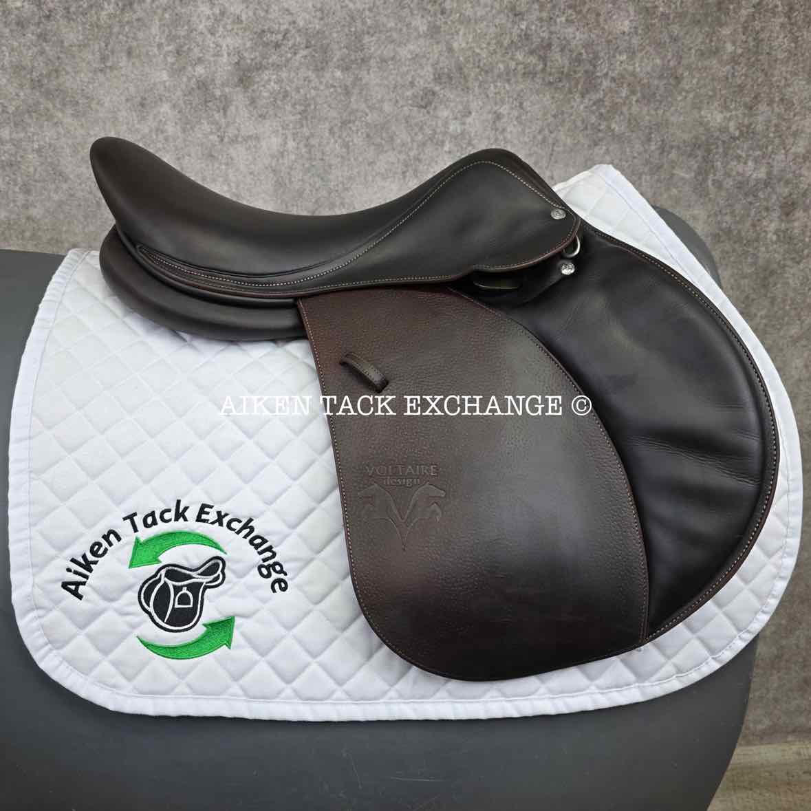 2015 Voltaire Stuttgart Jump Saddle, 17.5" Seat, 3A Flap, Medium Tree, PRO Panels