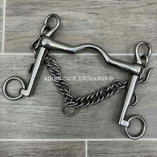 Mullen Mouth Sliding Cheek Weymouth Bit 4.75"
