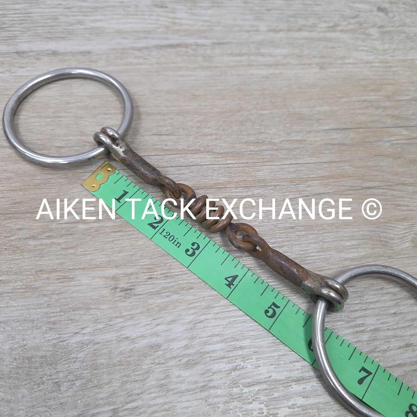 Sweet Iron Dogbone with Copper Rings Loose Ring Bit 5.25"