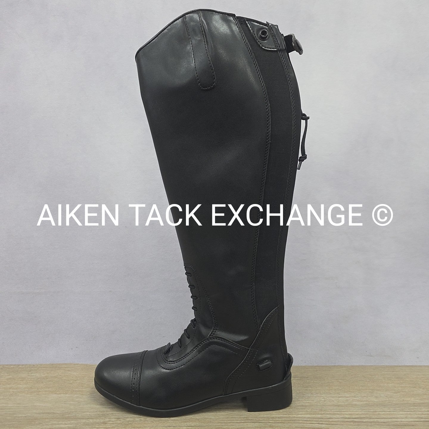 Saxon Syntovia Field Boots, Size 8.5, Regular Height, Extra Wide Calf