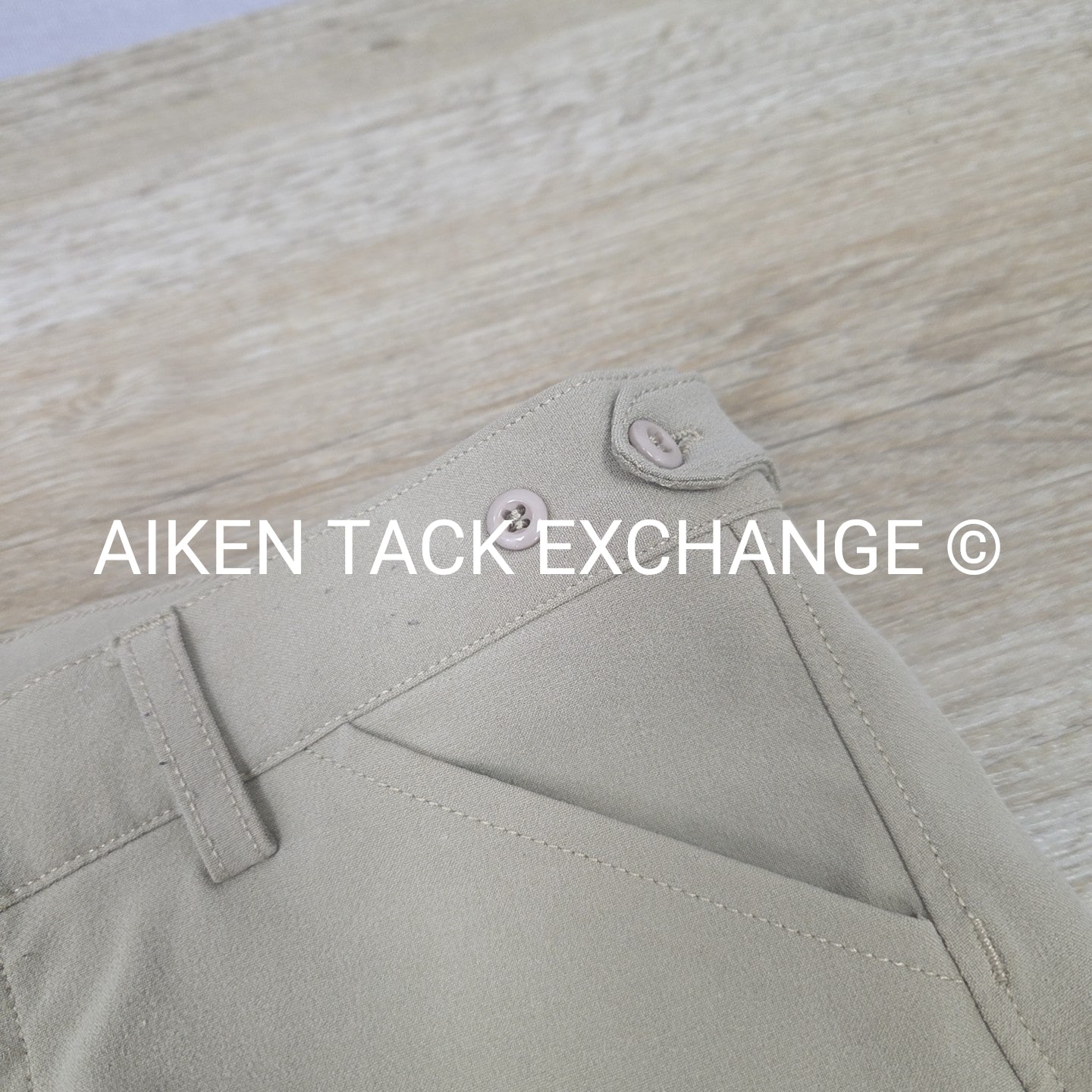 FITS Adjustable Waste Silicone Grip Knee Patch Breeches, Size 26 / 28