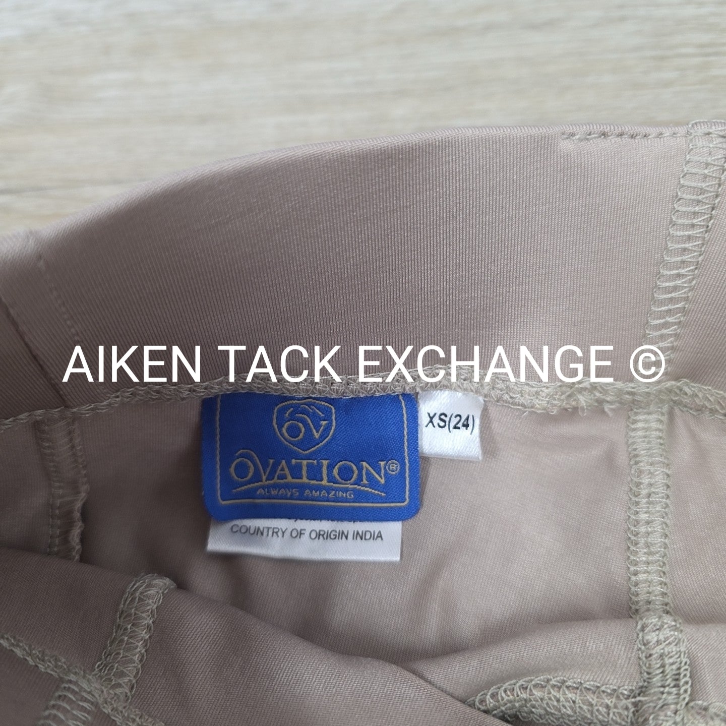 Ovation Aerowick Silicone Grip Full Seat Riding Tights, Women's XSmall (24)