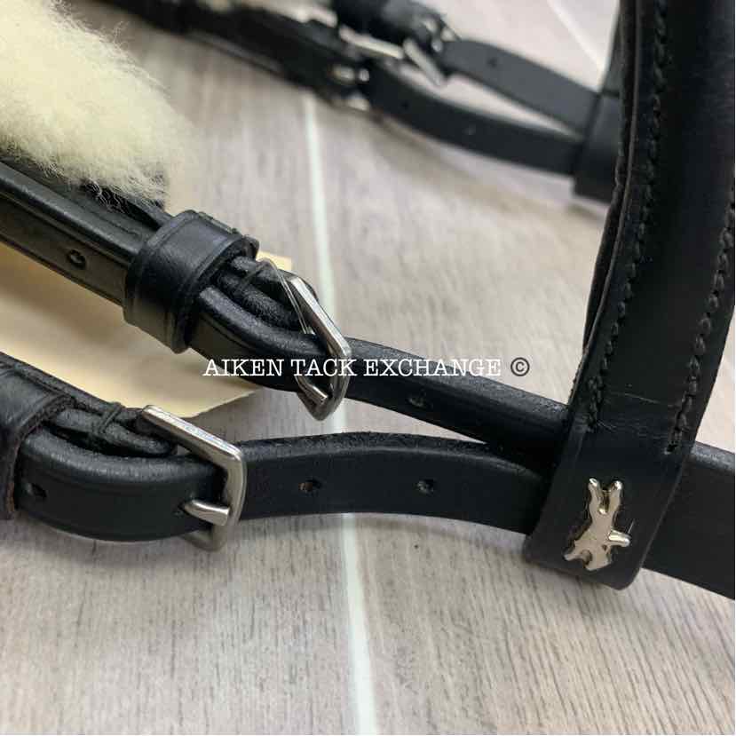 Schockemohle Equitus Zeta Anatomical Special Bridle, No Reins, Size Cob