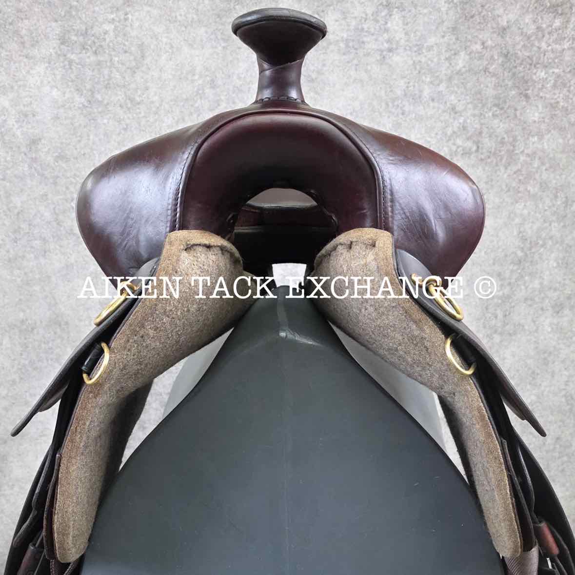 2008 Tucker 260 High Plains Western Saddle, 16.5" Seat, Medium Tree - Semi QH Bars