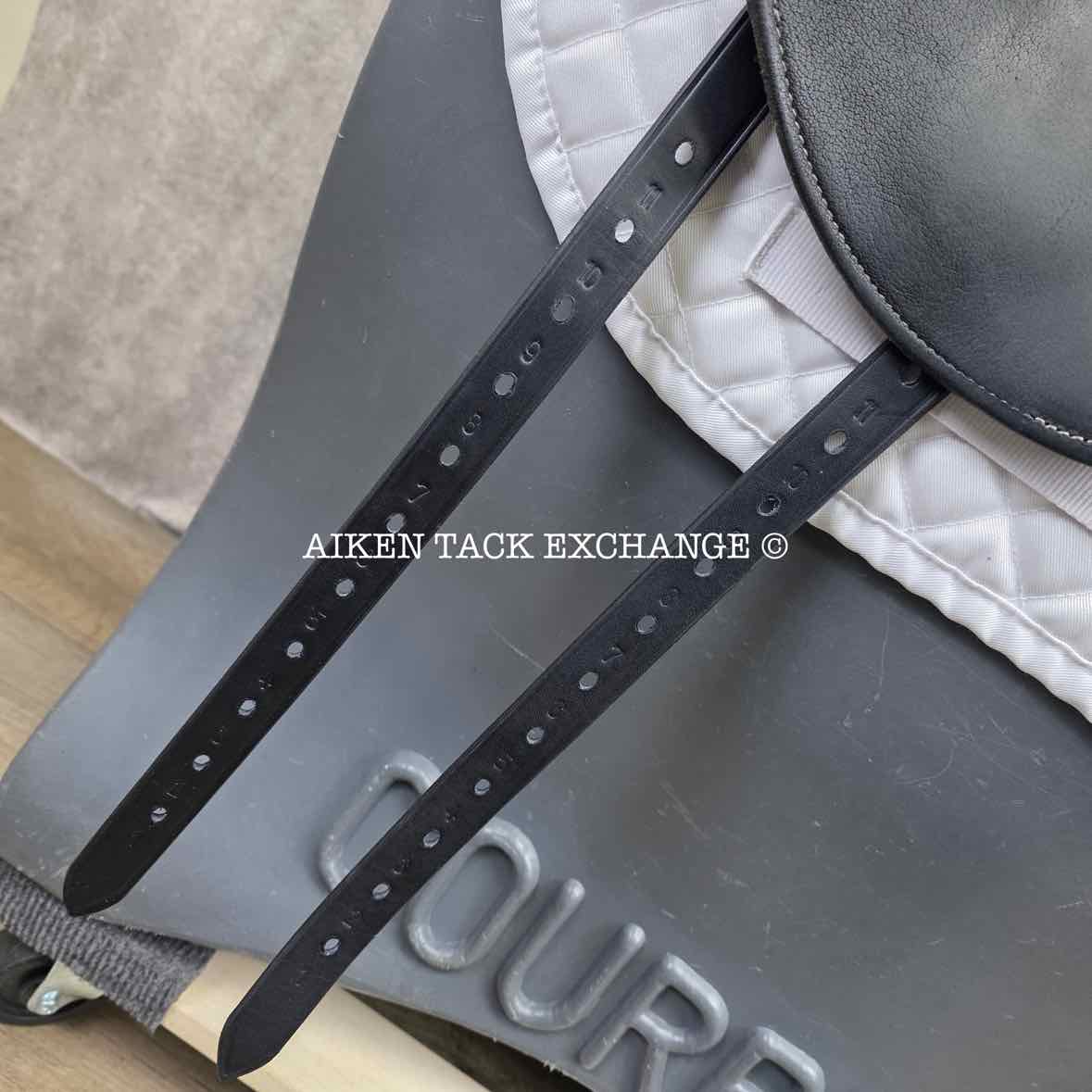 2019 Custom Saddlery Icon Star Monoflap Dressage Saddle, 18" Seat, Adjustable Tree, Wool Flocked Panels
