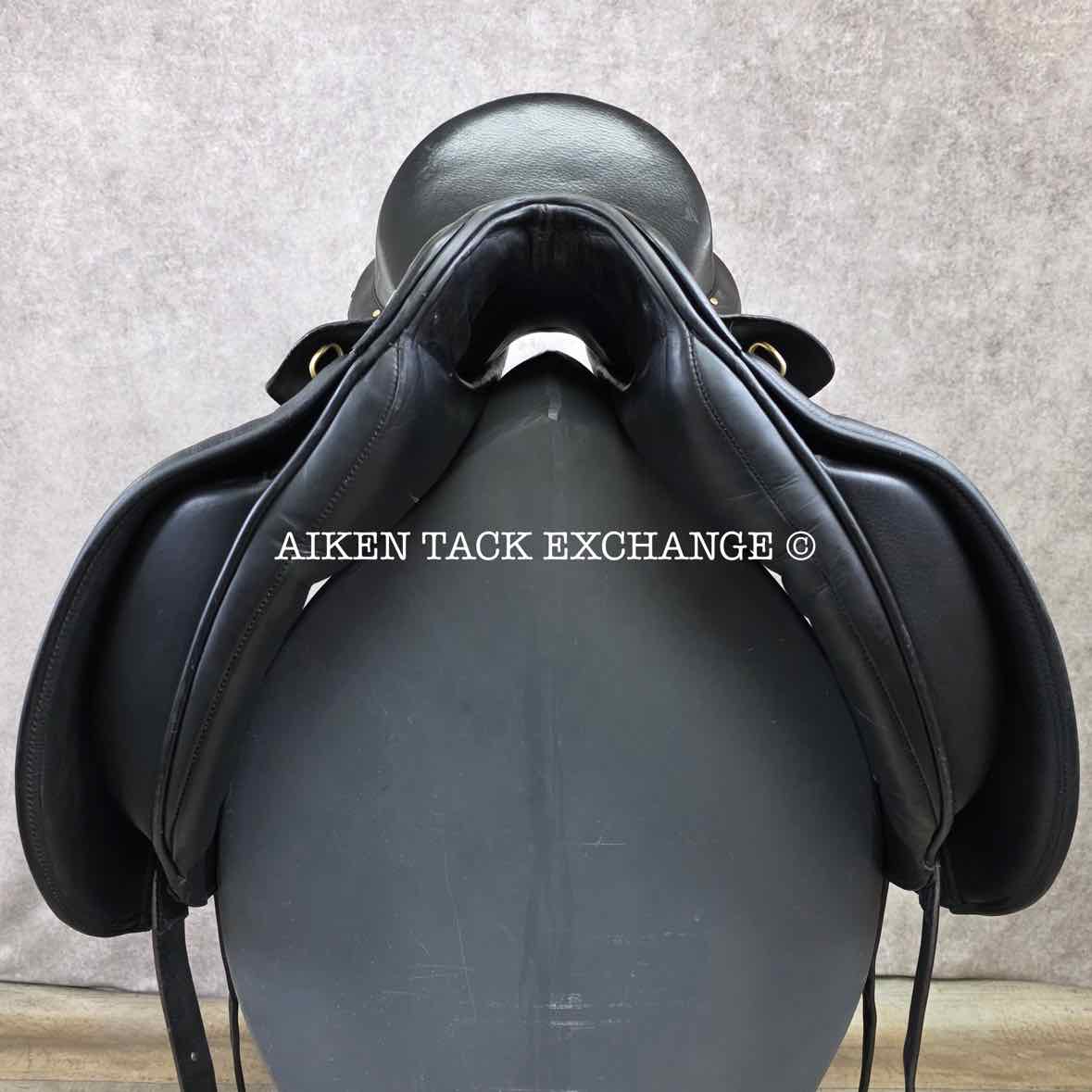 Albion SLK Dressage Saddle, 18" Seat, Medium Wide Tree, Wool Flocked Panels