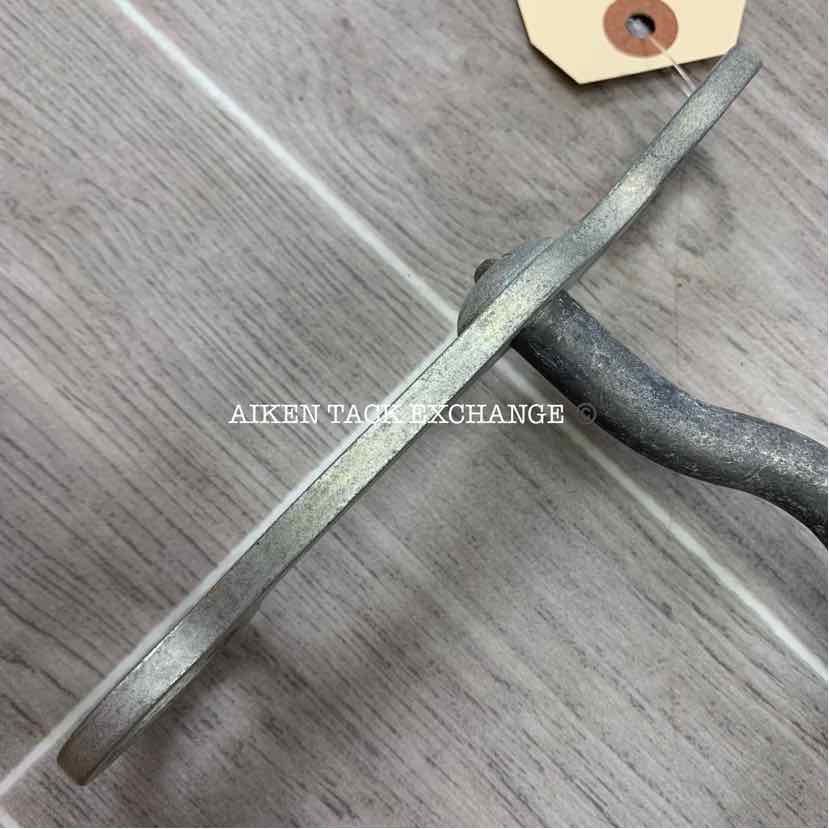 Aluminum Mullen Mouth Shank Bit 4.5"