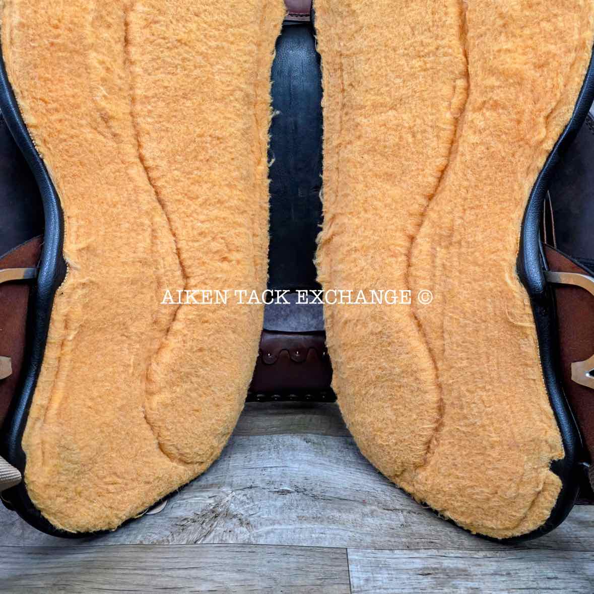 2017 Circle Y 1566 Nova Flex2 Trail Plus Western Saddle, 16" Seat, Wide Tree - Full QH Bars