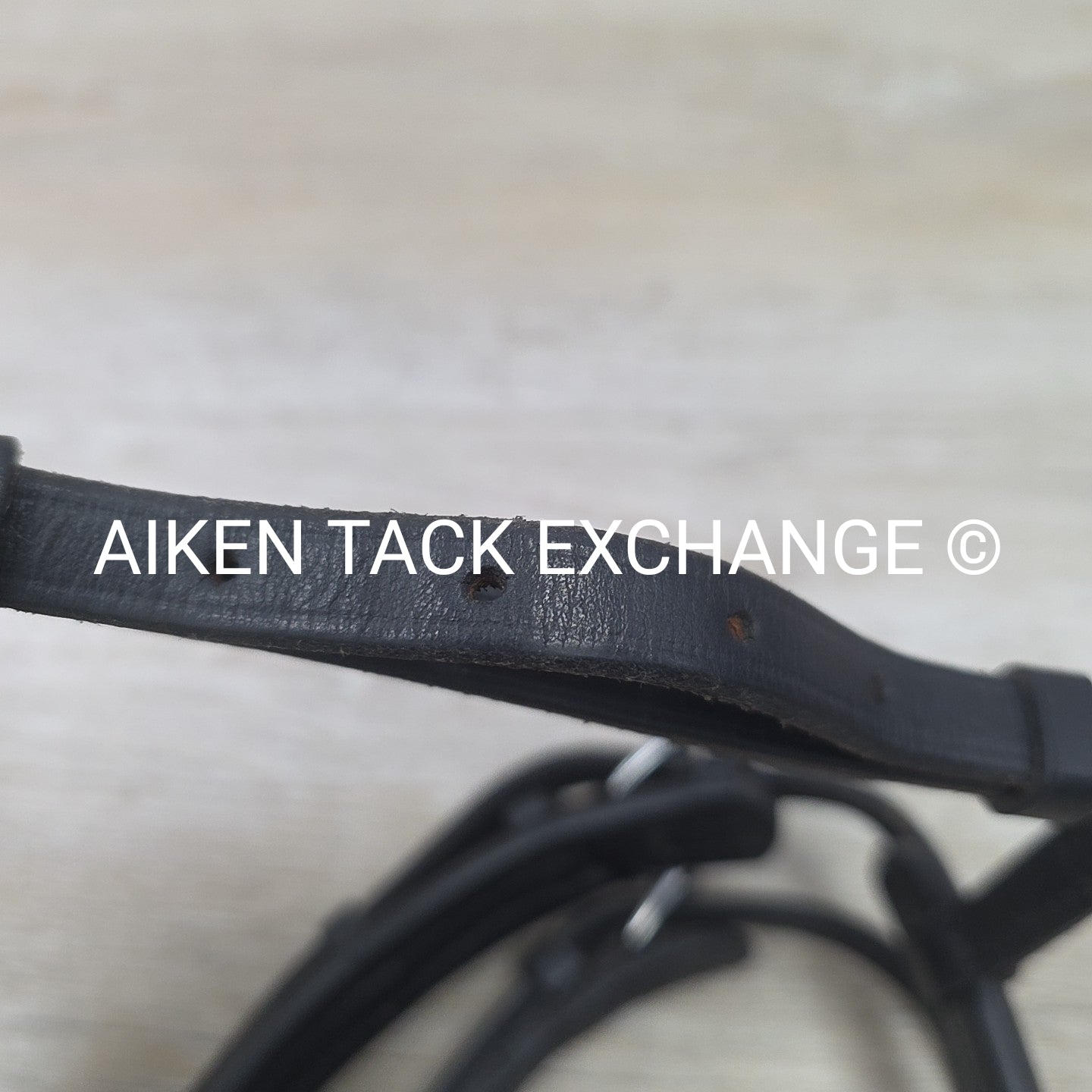 Nunn Finer Padded Plain Flash Noseband, Black, Oversize