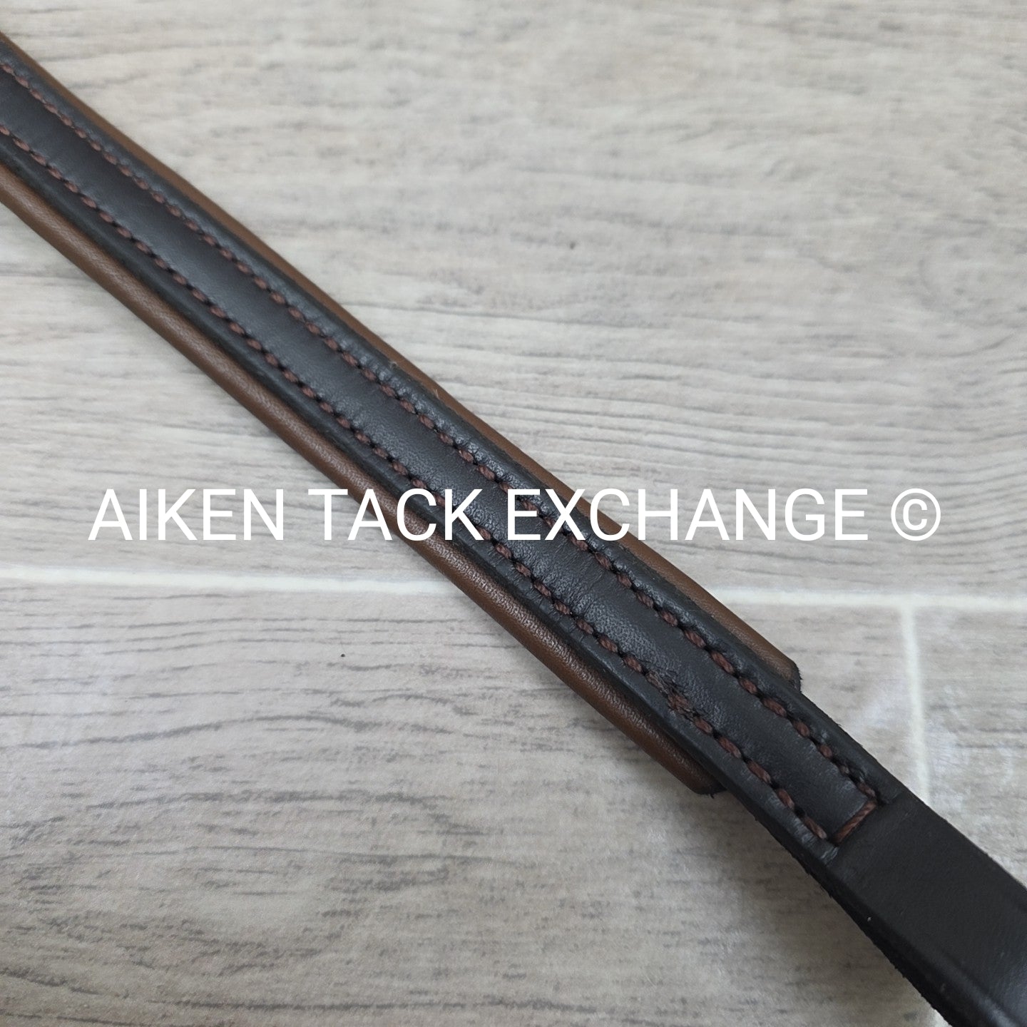Plain Padded Browband, Brown, 17"