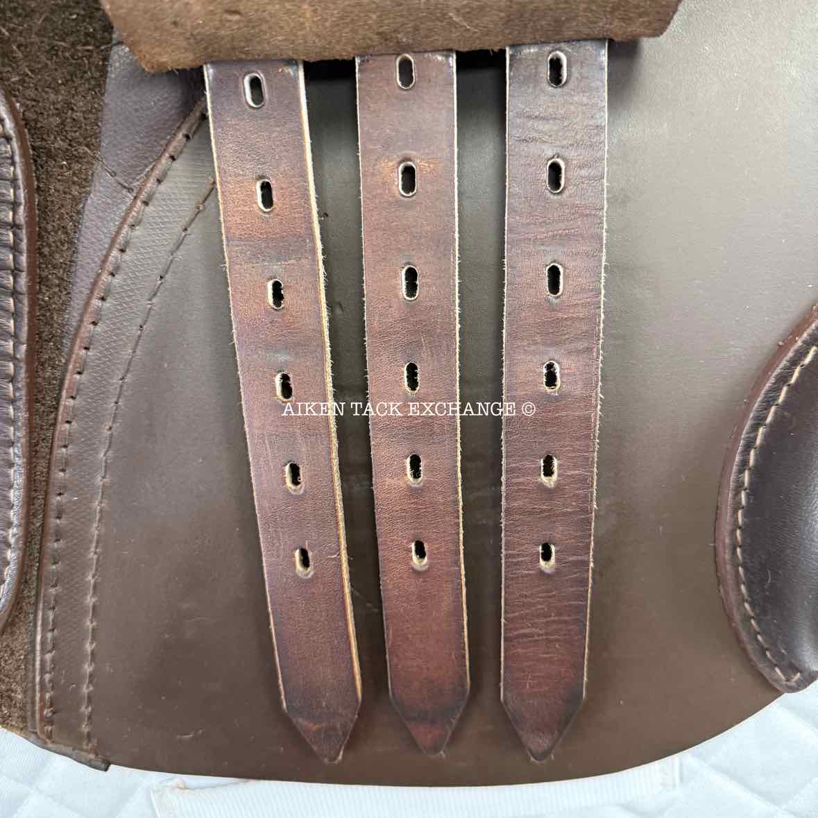 2021 Passier Performance Jump Saddle, 17.5" Seat, Medium Wide Tree, Wool Flocked Panels