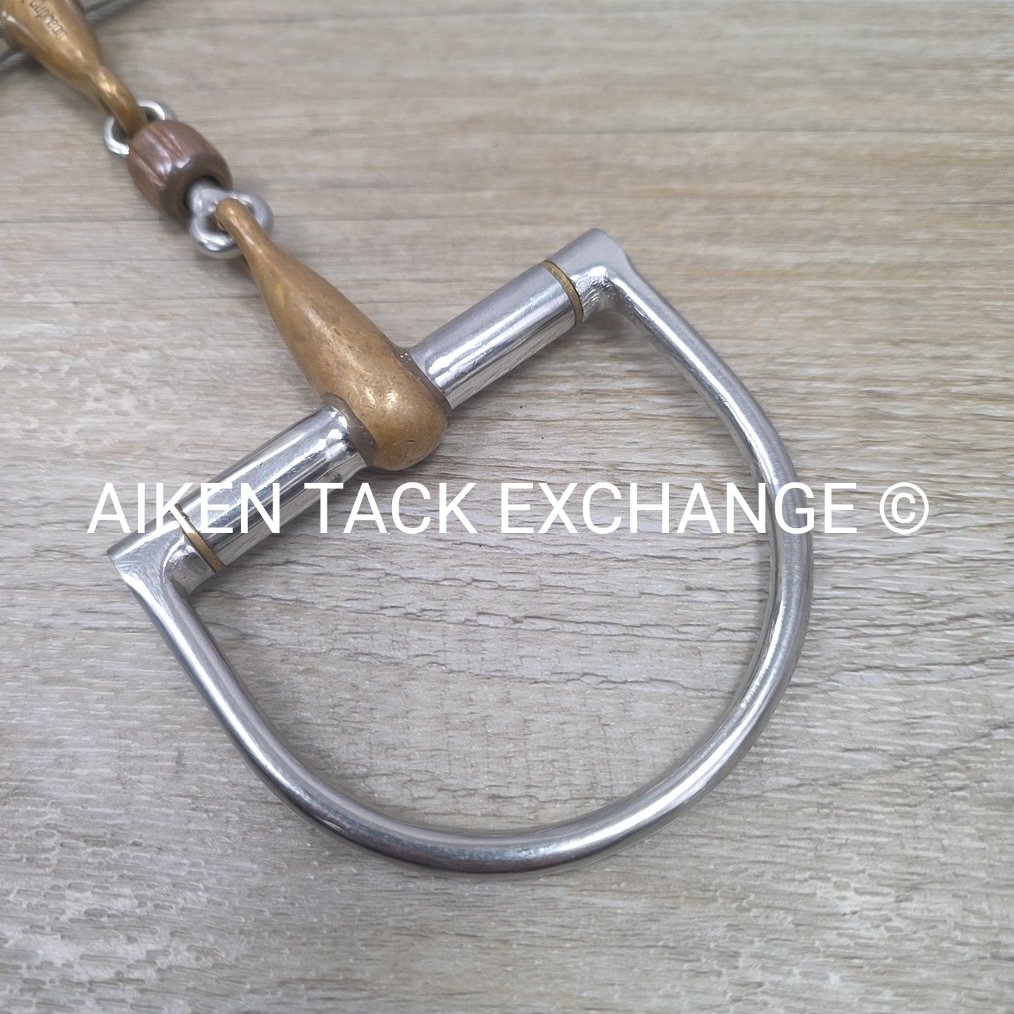 Mikmar Cupreon French Link Copper Roller D Ring Bit 5"