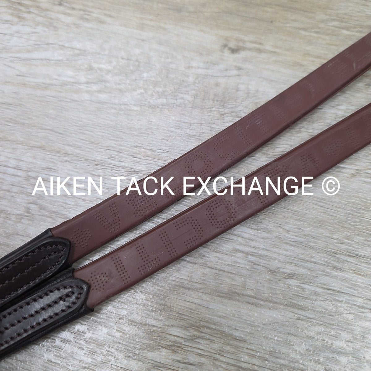 Shires Velociti RAPIDA Rubber Reins, Brown, 54"