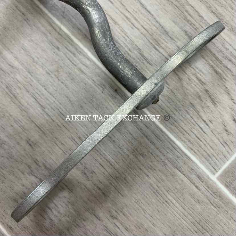 Aluminum Mullen Mouth Shank Bit 4.5"