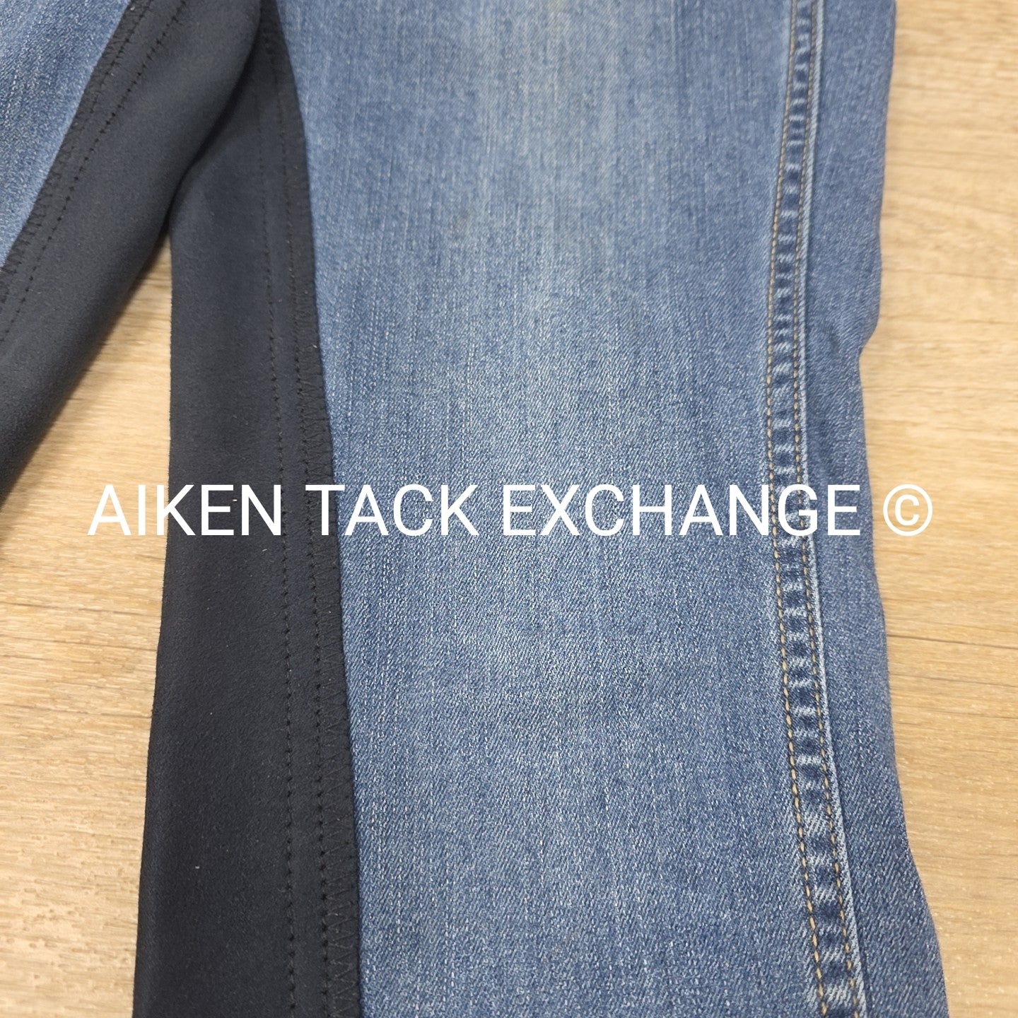 Goode Rider Denim Full Seat Breeches, Size 28