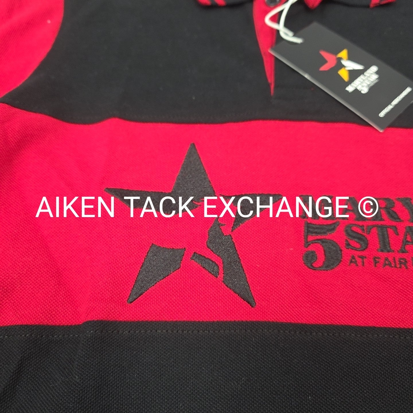 Maryland 5 Star at Fair Hill Short Sleeve Polo Shirt, Size Small