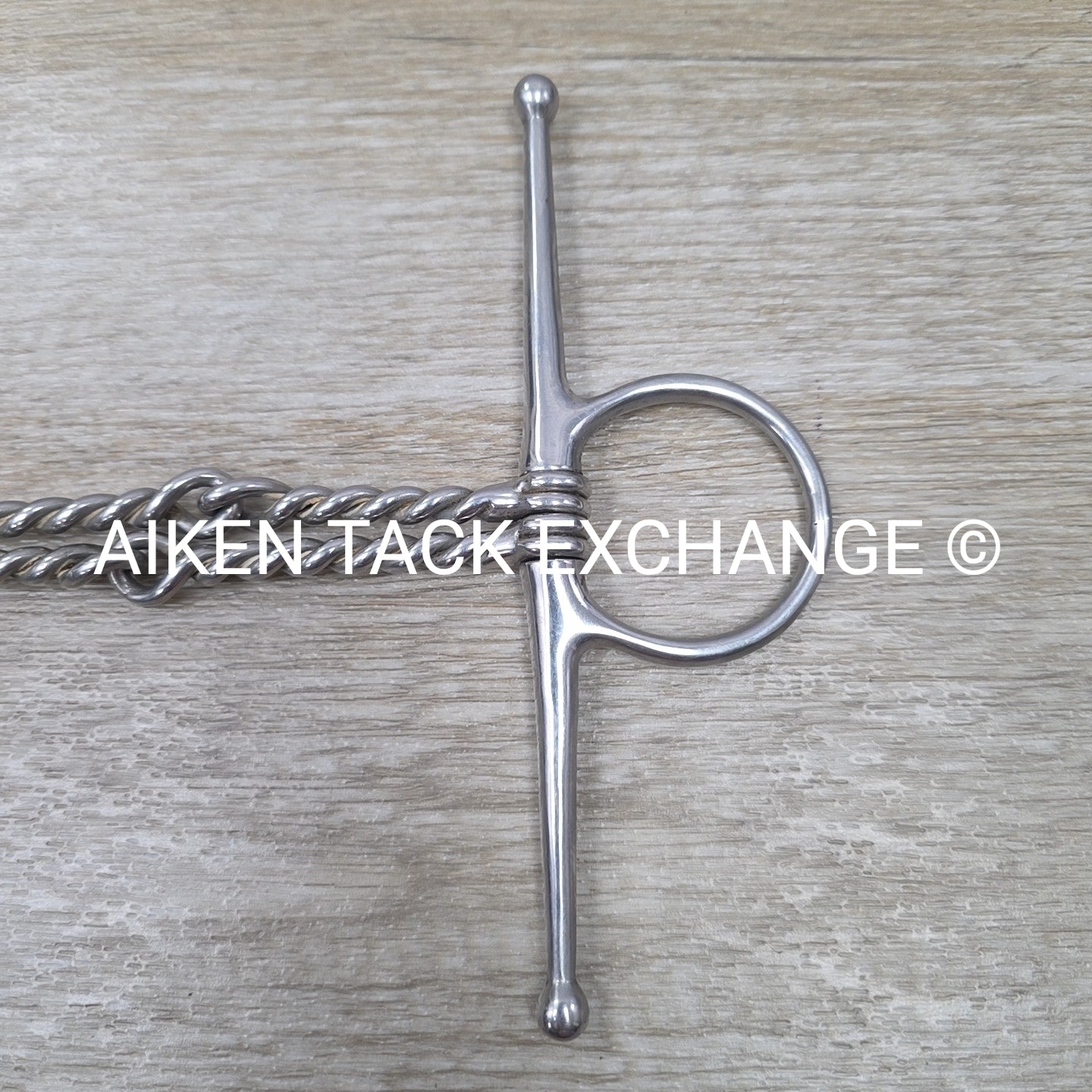 Full Cheek Double Twisted Wire Bit 5.25"