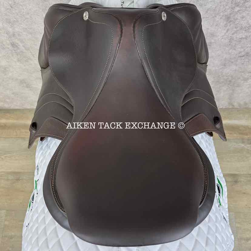 2020 CWD SE03 Close Contact Jump Saddle, 17" Seat, 2L Flap, Medium Tree, Foam Panels, Full Buffalo Leather