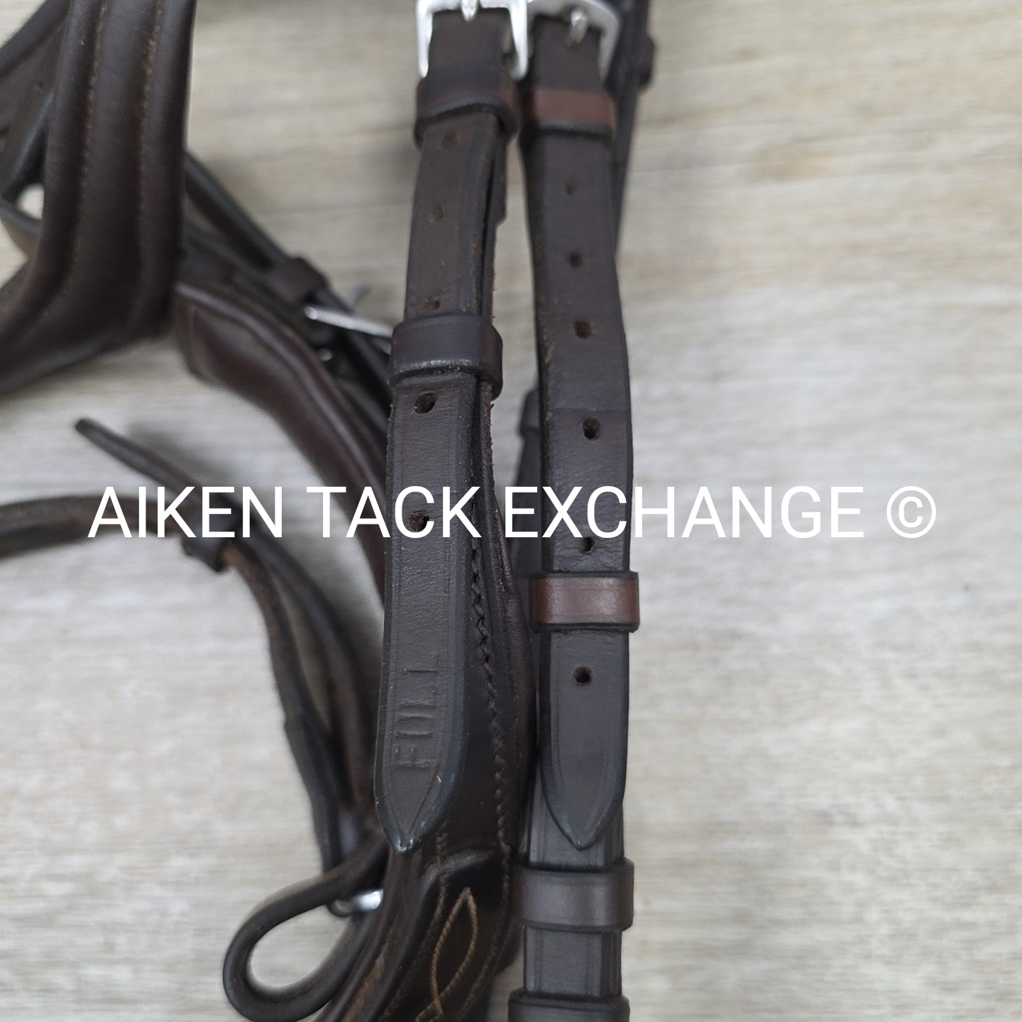 PS of Sweden Jump Off Anatomic Bridle, No Reins, Brown, Size Full