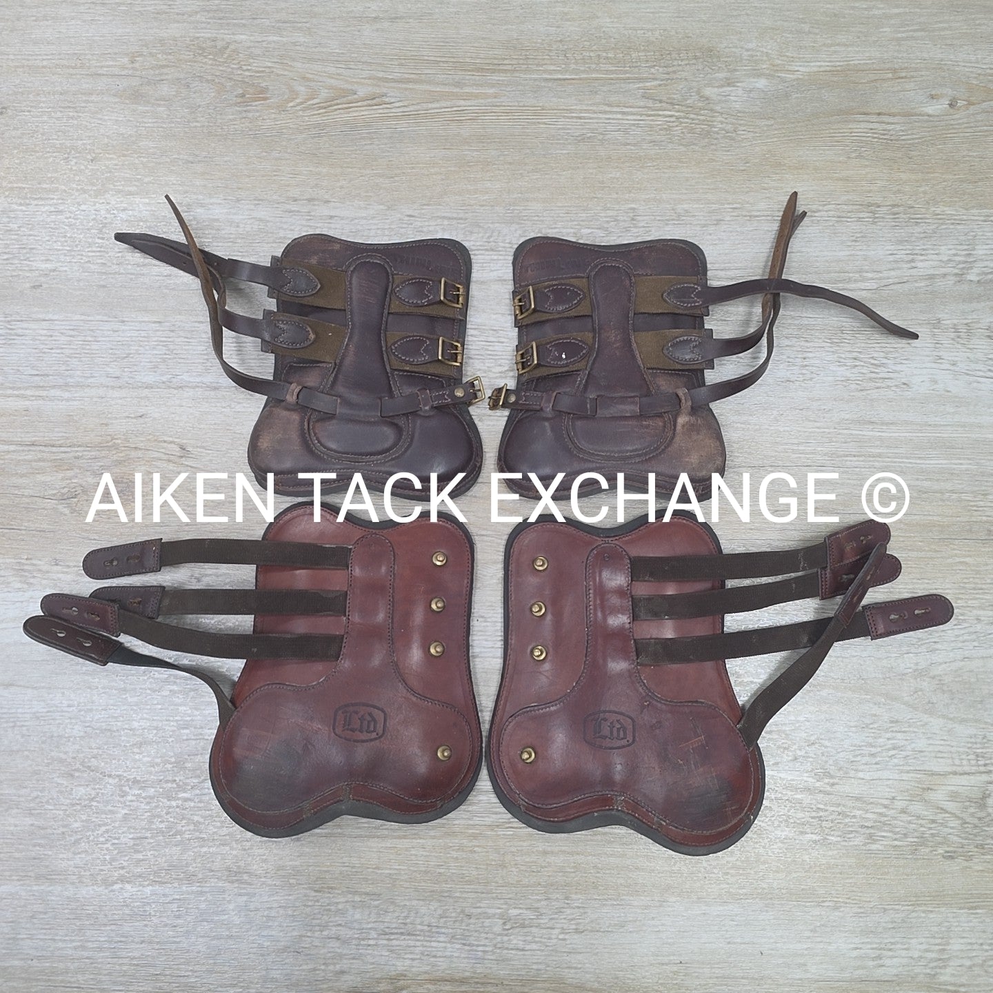 BARGAIN BUNDLE: ThinLine & Beval Leather & Neoprene Open Front Boots
