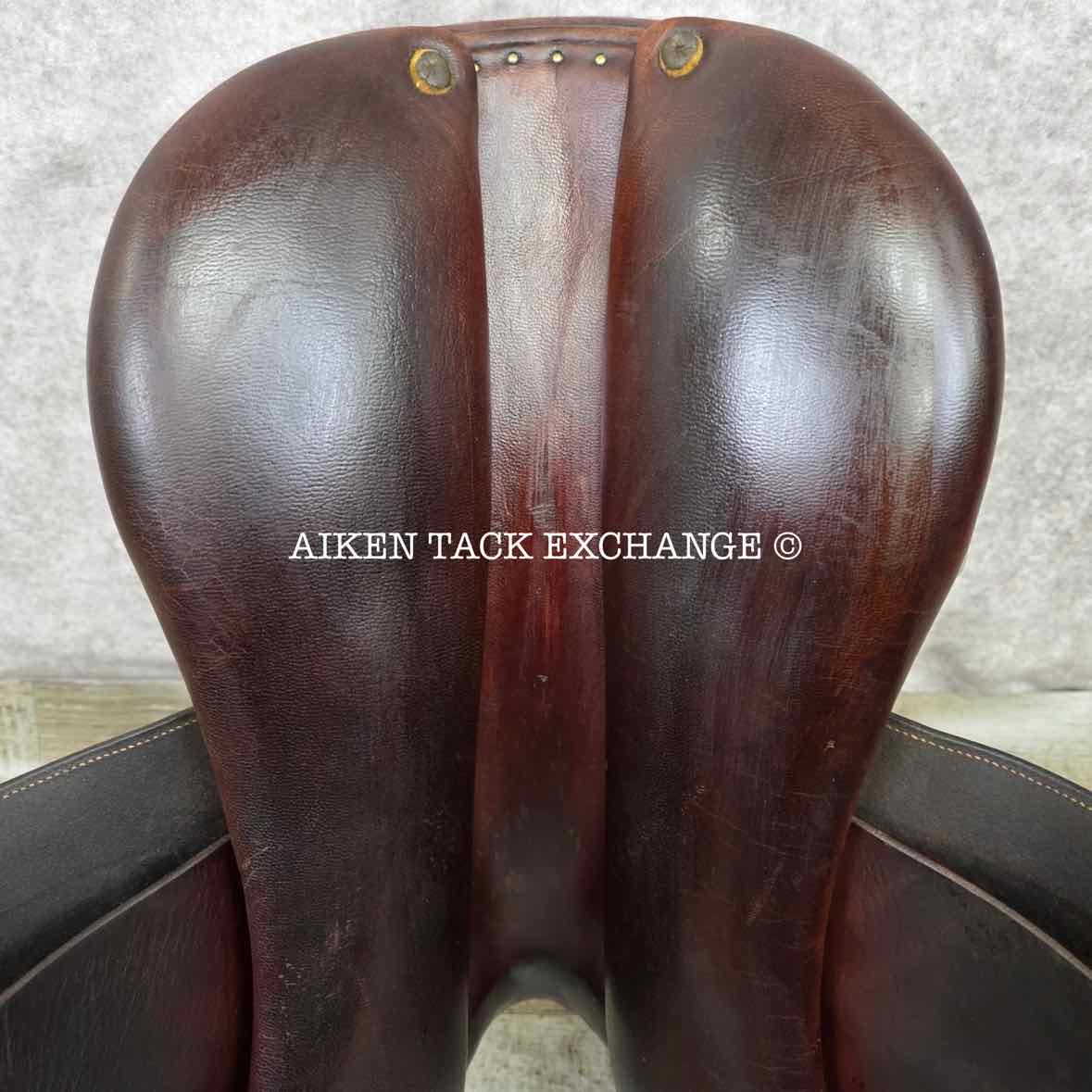 Hermes Steinkraus Close Contact Jump Saddle, 18" Seat, Medium Tree, Foam Panels
