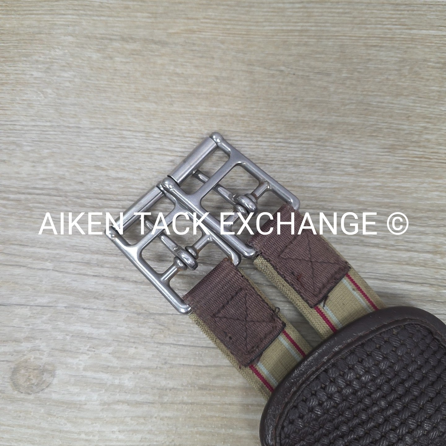 Ovation Chafeless Girth with Single End Elastic, Brown, 52"