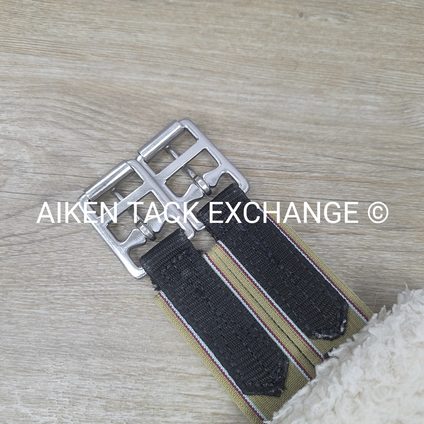 Fleece Girth with Double End Elastic, Black, 42"