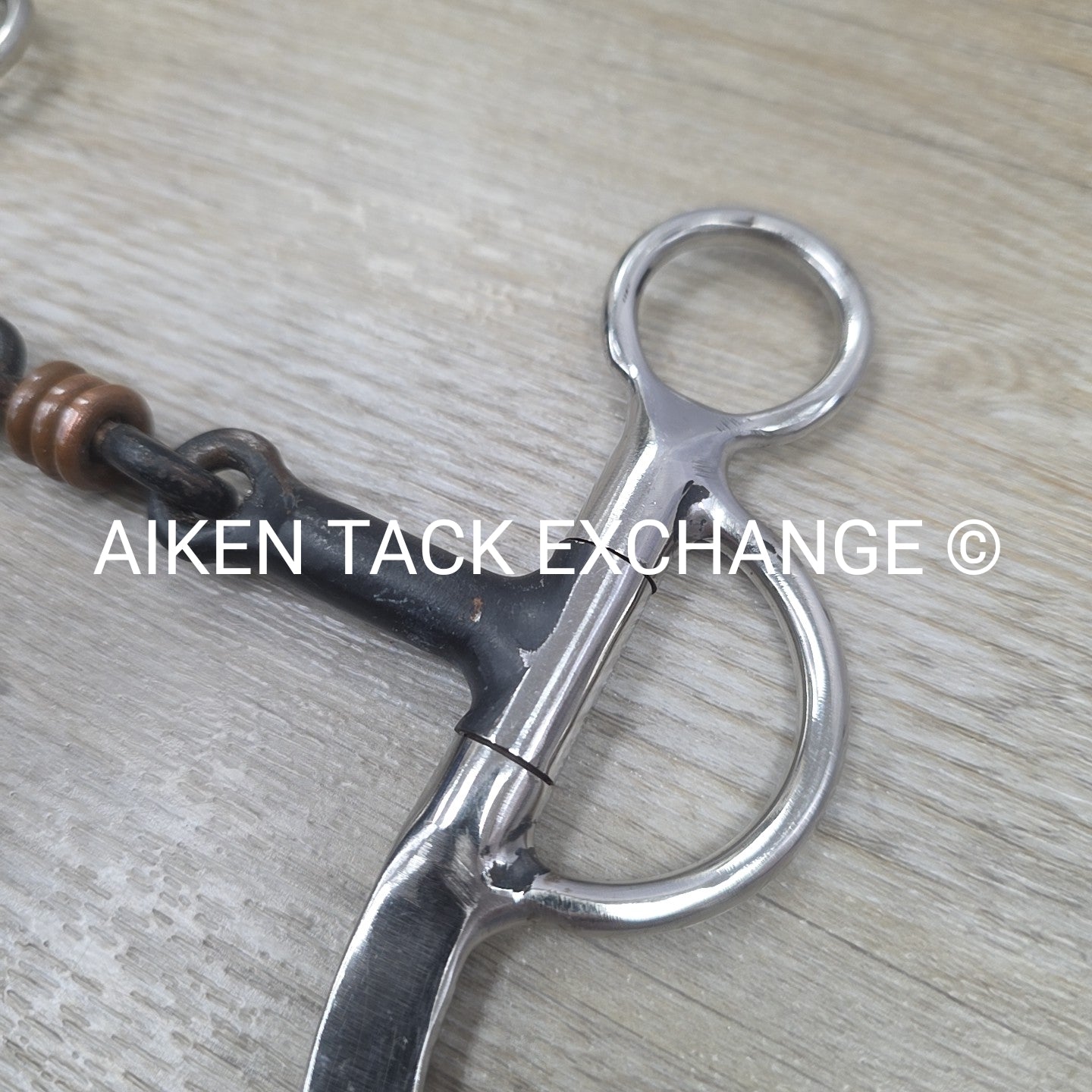 Dog Bone Copper Ring Sweet Iron Bit 5"