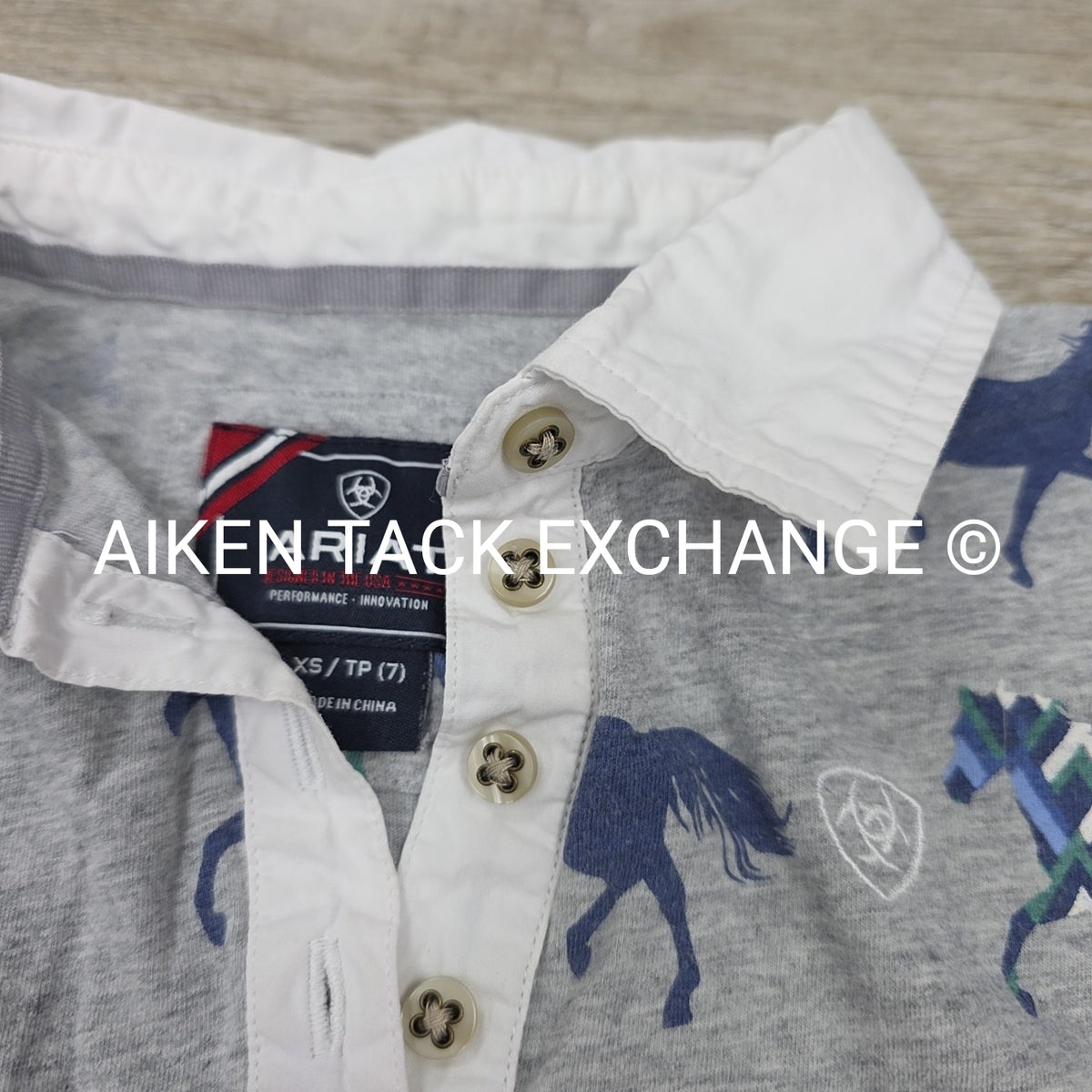 Ariat Short Sleeve Polo Top, Youth XS (7)