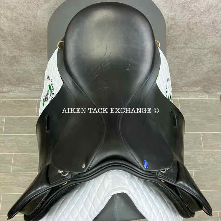 2003 Frank Baines Balance Zenith GPJ Saddle, 18" Seat, Extra Wide Hoop Tree, Wool Flocked Panels