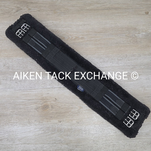 Shires Fleece Dressage Girth, Black, 28"