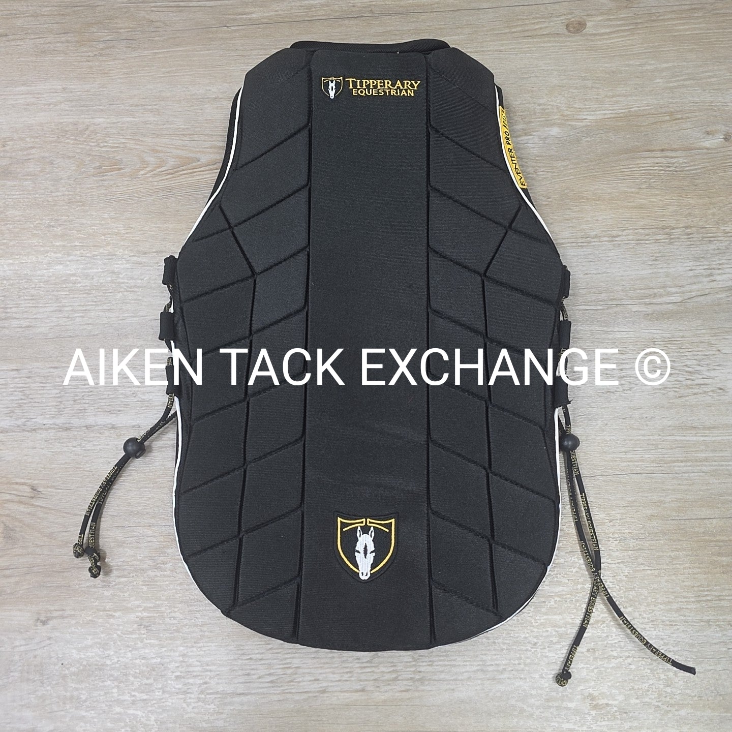 Tipperary Eventer Body Protector Safety XC Vest, Black, Size Youth Small YS - 30