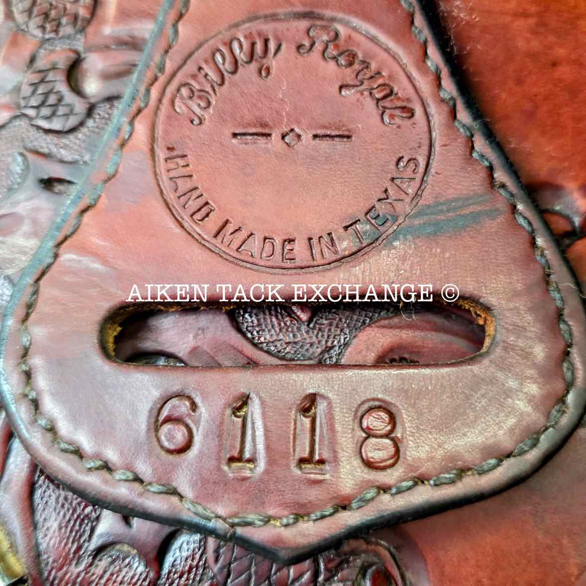 Billy Royal Western Saddle, 15.5" Seat, Regular Tree - Semi QH Bars