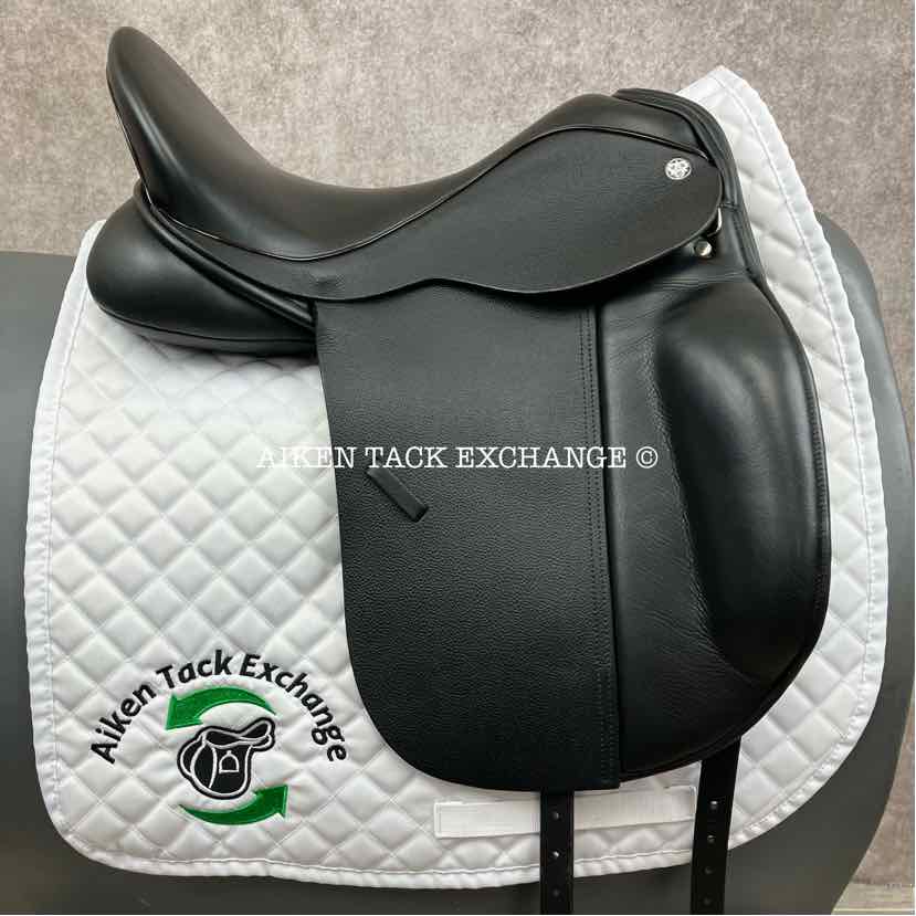 2022 Trilogy Verago Elite Dressage Saddle, 18" Seat, Medium Tree, Wool Flocked Panels