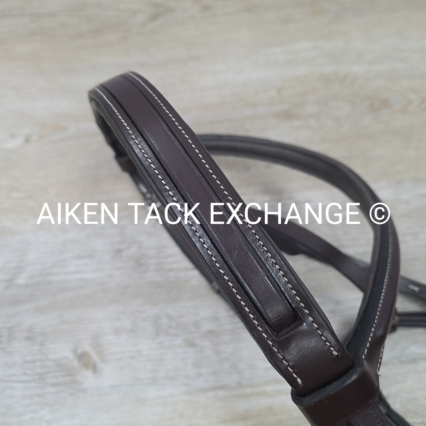 KL Select Black Oak Aster Bridle, No Reins, Oversize