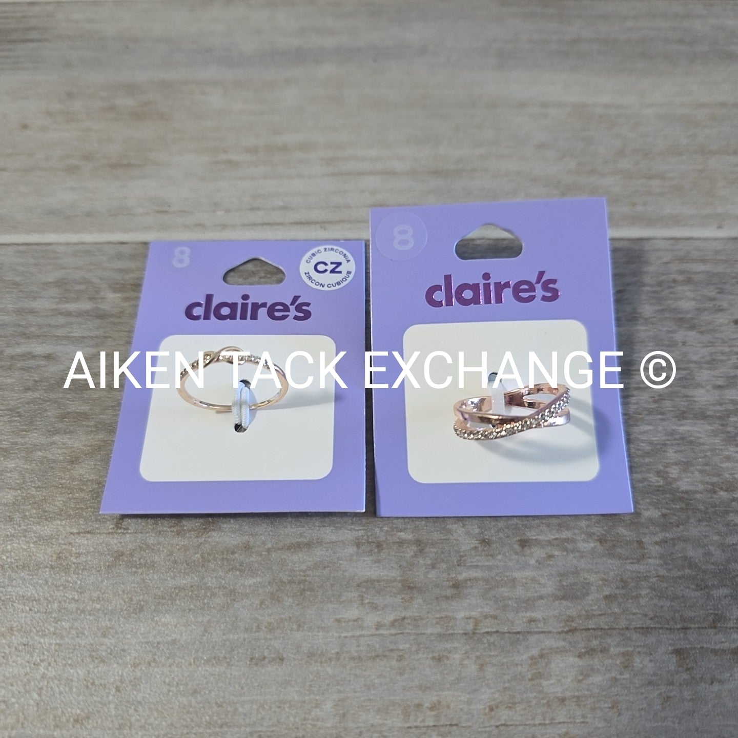 Claire's Rings (2) - Size 8