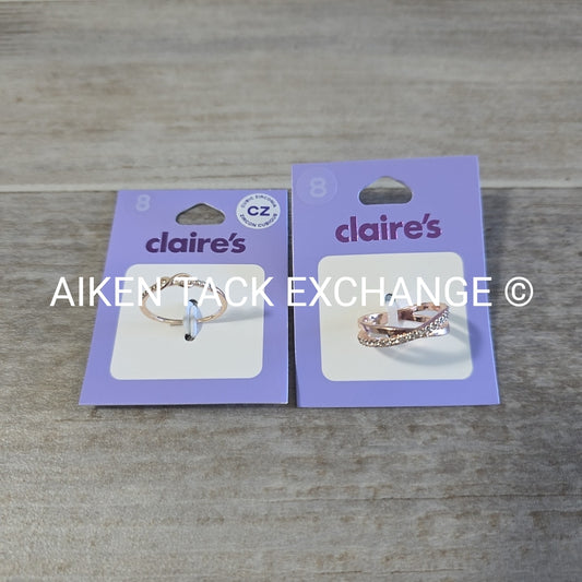 Claire's Rings (2) - Size 8